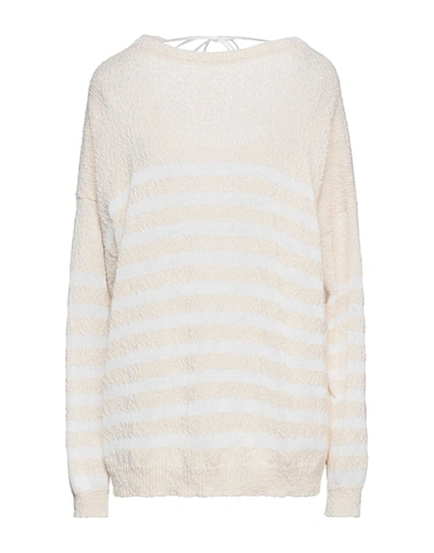 Shop Solotre Sweaters In Ivory