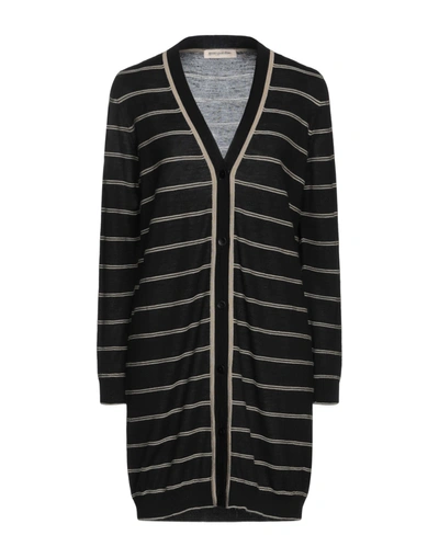 Shop Gentryportofino Woman Cardigan Black Size 10 Silk, Cashmere, Linen