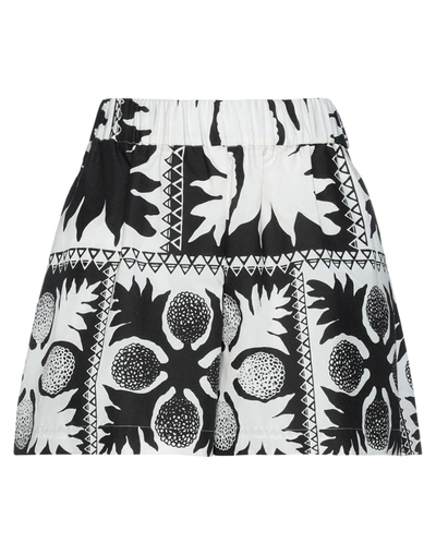 Shop Red Valentino Woman Shorts & Bermuda Shorts White Size 00 Polyester, Cotton