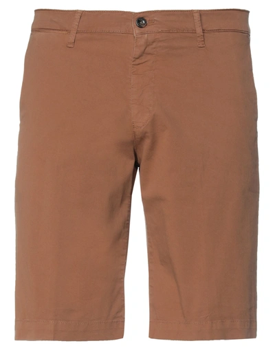 Shop Four.ten Industry 4/10 Four. Ten Industry Man Shorts & Bermuda Shorts Brown Size 30 Cotton, Elastane, Polyester
