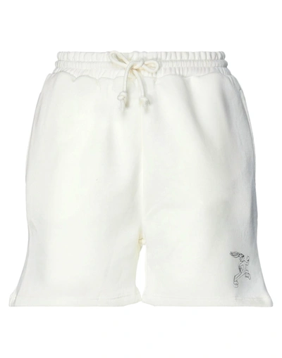 Na-kd Woman Shorts & Bermuda Shorts White Size Xs Polyester, Cotton In White
