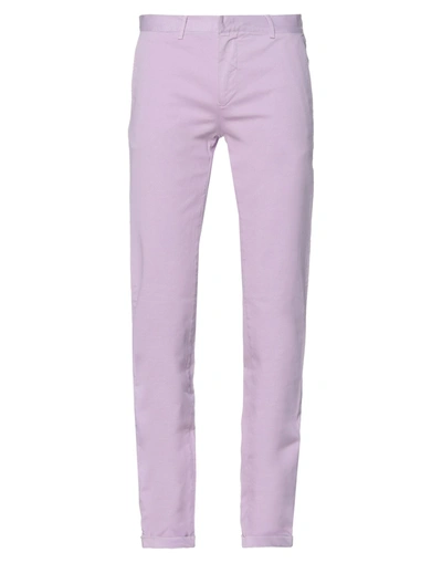 Shop Daniele Alessandrini Homme Pants In Lilac