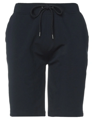 Heritage Man Shorts & Bermuda Shorts Midnight Blue Size 38 Cotton, Elastane In Blue