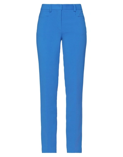 Shop Cristinaeffe Woman Pants Bright Blue Size 6 Polyester, Viscose, Elastane