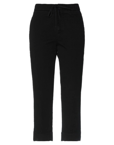 Shop Care Label Woman Pants Black Size 32 Cotton, Elastane