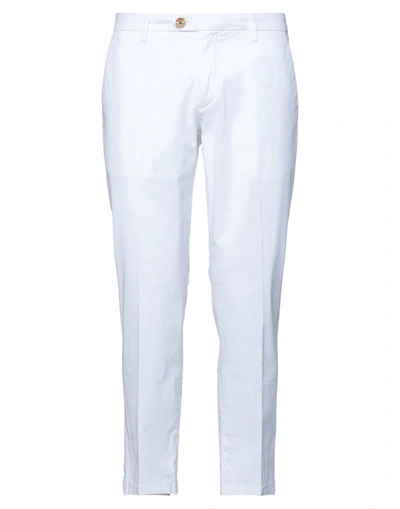 Shop Vandom Man Pants White Size 36 Cotton, Elastane