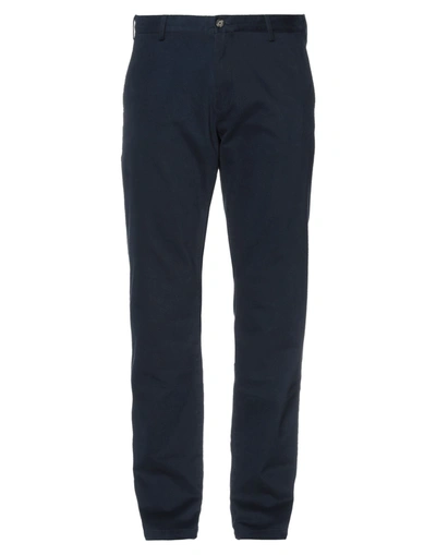 Shop Gant Pants In Slate Blue