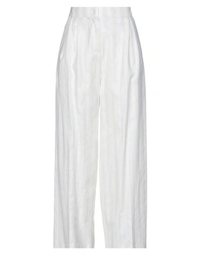Shop Giuliette Brown Pants In Ivory