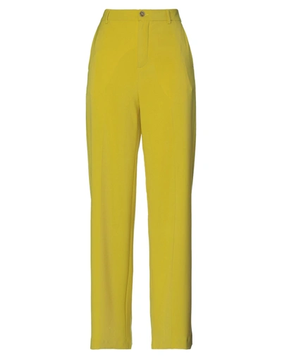 Shop True Nyc Pants In Yellow