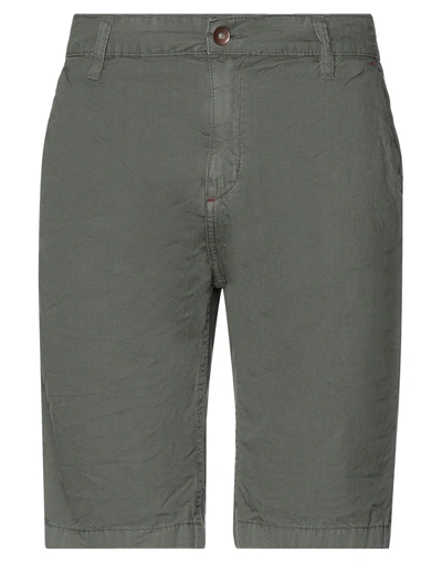 Shop Smiling London Man Shorts & Bermuda Shorts Grey Size 30 Cotton