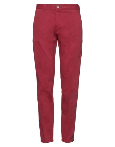 Shop Basicon Man Pants Brick Red Size 36 Cotton, Elastane