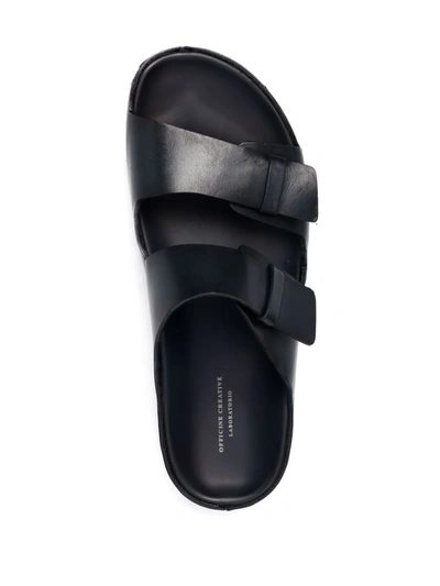 Shop Officine Creative Agora Double Strap Sandals In Blau