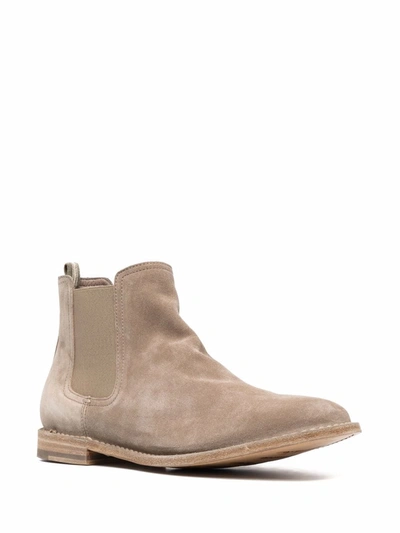 Shop Officine Creative Steple Chelsea Ankle Boots In Nude