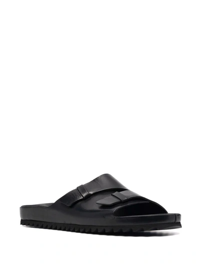 Shop Officine Creative Agora Double Buckle Sandals In Schwarz