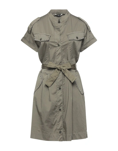 Shop Mason's Short Dresses In Military Green