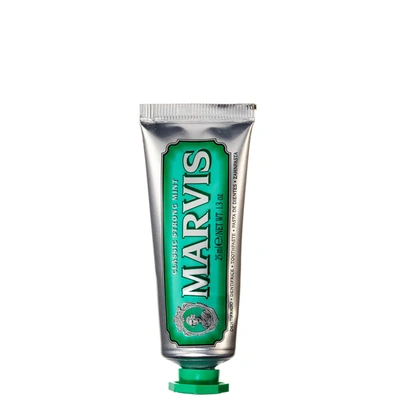 Shop Marvis Travel Classic Strong Mint Toothpaste 25ml