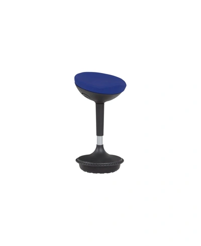 Shop Unique Furniture Marta Stool With Adjustable Height In Royal Blue