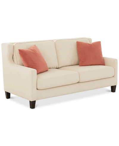 Shop Drew & Jonathan Home Boulevard 70" Fabric Loveseat, Created For Macy's In Bella Ink