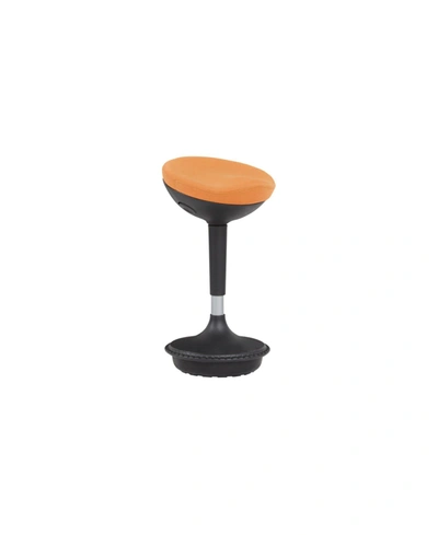 Shop Unique Furniture Marta Stool With Adjustable Height In Mandarin