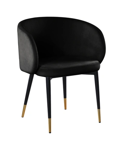 Shop Best Master Furniture Hemingway Upholstered Side Chair In Black