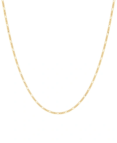 Giani Bernini Figaro Link 18" Chain Necklace In 14k Gold-plated Sterling Silver, Created For Macy's (also In Sterl In Gold Over Silver