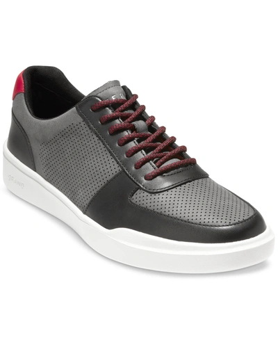 Shop Cole Haan Men's Grand Crosscourt Modern Perforated Sneakers Men's Shoes In Gray