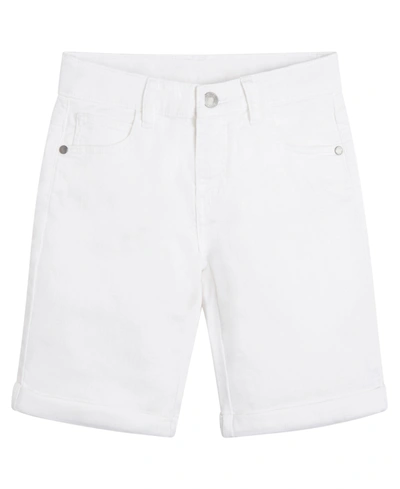 Shop Guess Big Boys Stretch Bull Denim 5 Pocket Jean Shorts In White