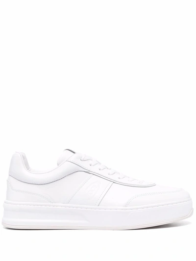 Shop Tod's Sneakers In Pelle In White