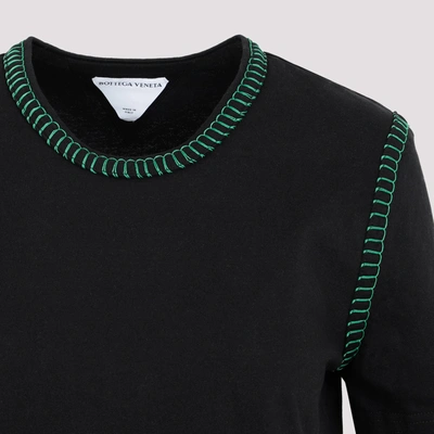 Shop Bottega Veneta Cotton T-shirt Tshirt In Black