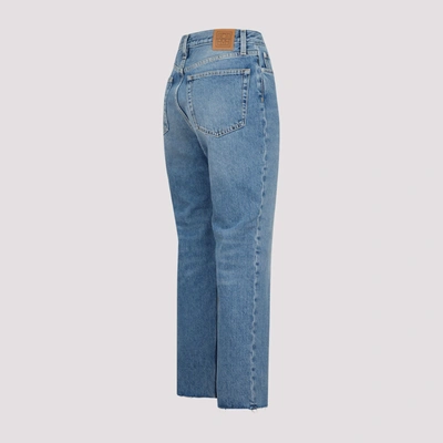 Shop Totême Classic Cut Denim Jeans In Blue