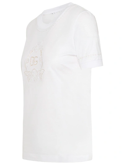 Shop Dolce & Gabbana White Cotton T-shirt