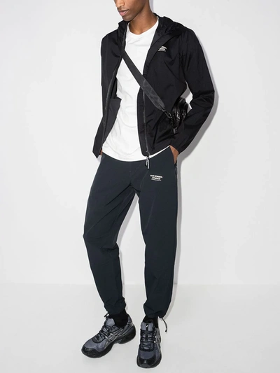 Shop Pas Normal Studios Off-race Stow-away Jacket In Black