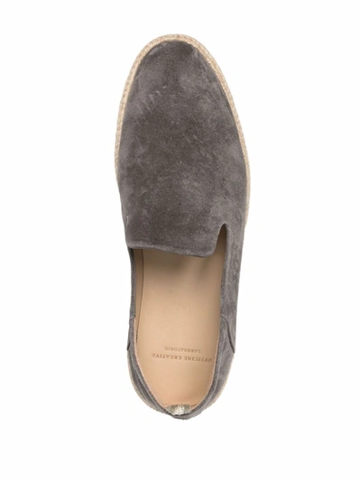 Officine Creative Roped Slip-on Espadrilles In Grey