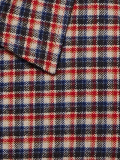 Gucci Freya Hartas Animal-embroidered Check Jacket In Black