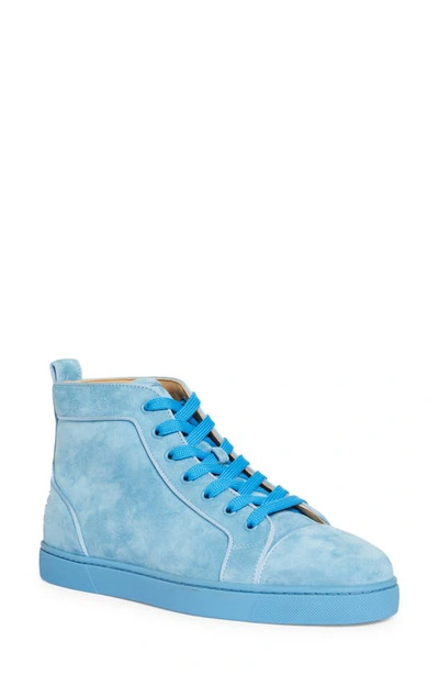 Shop Christian Louboutin Louis Orlato High Top Sneaker In Panorama