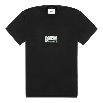 Shop Bonsai Black Cotton T-shirt