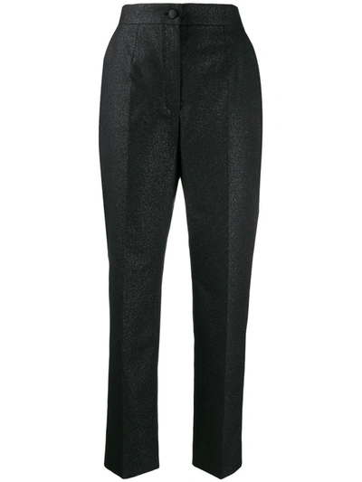 Shop Dolce & Gabbana Black Polyester Pants