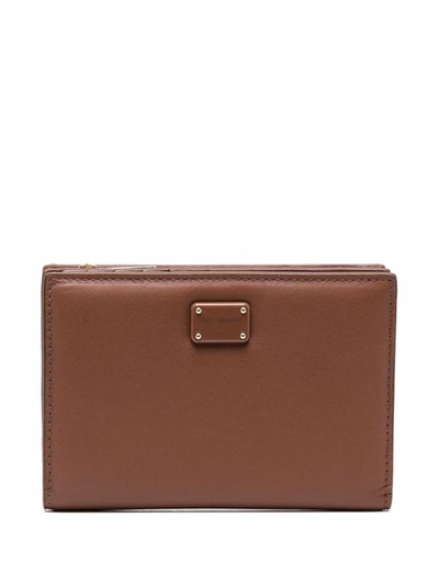 Shop Dolce & Gabbana Brown Leather Wallet