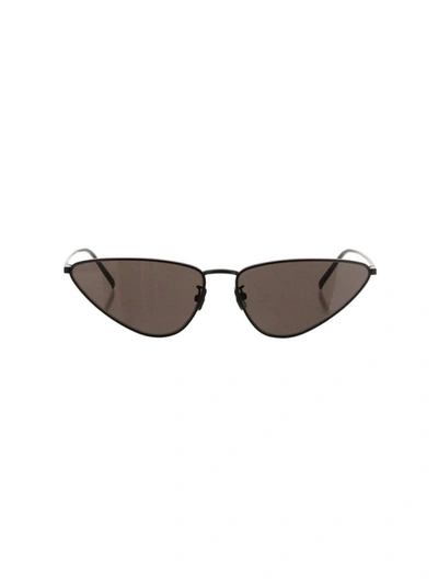 Shop Saint Laurent Black Other Materials Sunglasses