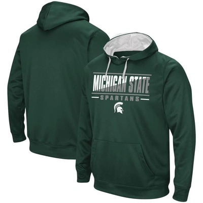 Shop Colosseum Green Michigan State Spartans Big & Tall Dean Pullover Hoodie
