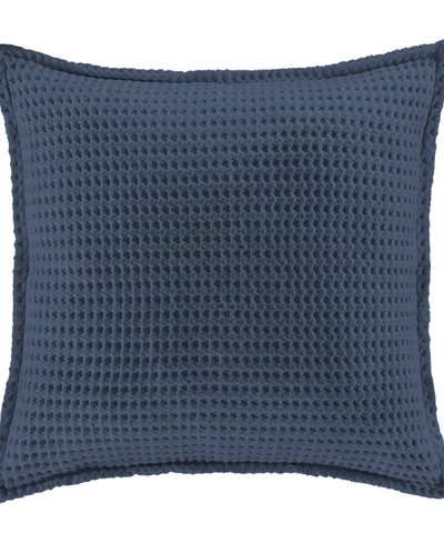 White Sand Pebble Beach European Sham Bedding In Indigo