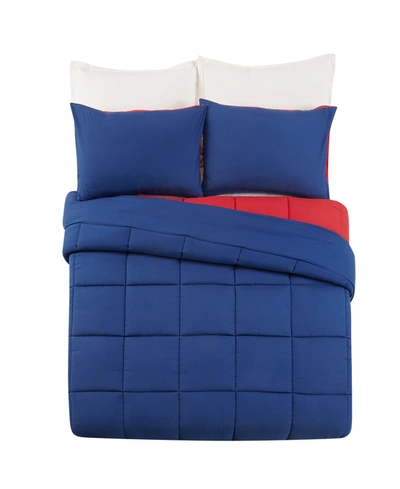 Urban Playground Peyton 3 Piece Comforter Set, Full/queen In Blue