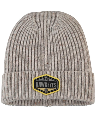 Shop Top Of The World Men's Gray Iowa Hawkeyes Alp Cuffed Knit Hat