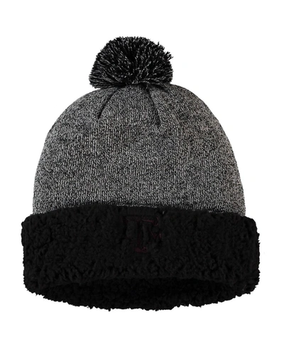 Shop Top Of The World Women's Black Texas A&m Aggies Snug Cuffed Knit Hat With Pom