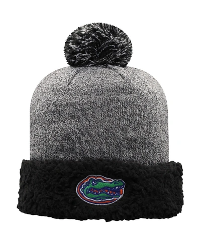 Shop Top Of The World Women's Black Florida Gators Snug Cuffed Knit Hat With Pom