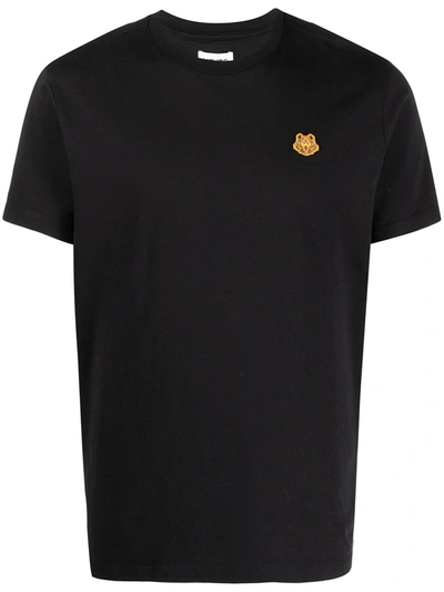 Kenzo Tiger Motif Crew Neck T-shirt In Black | ModeSens