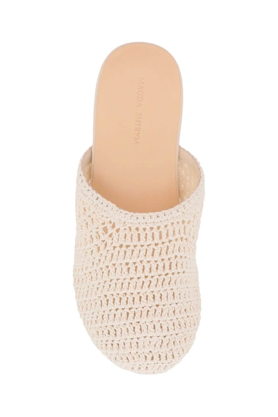 Shop Magda Butrym Crochet Closed Clog In Mixed Colours