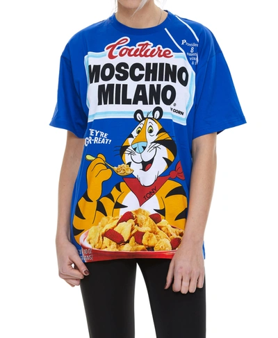 Shop Moschino Chinese New Year T-shirt In Blue