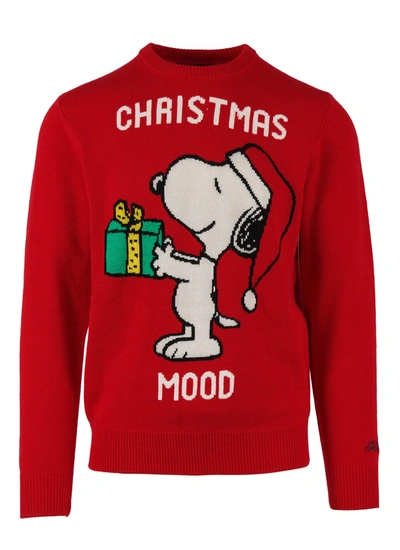 Shop Mc2 Saint Barth Round-neck Sweater Top-wear In Snoopy Gift