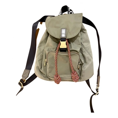 Pre owned Bimba Y Lola Backpack In Khaki ModeSens